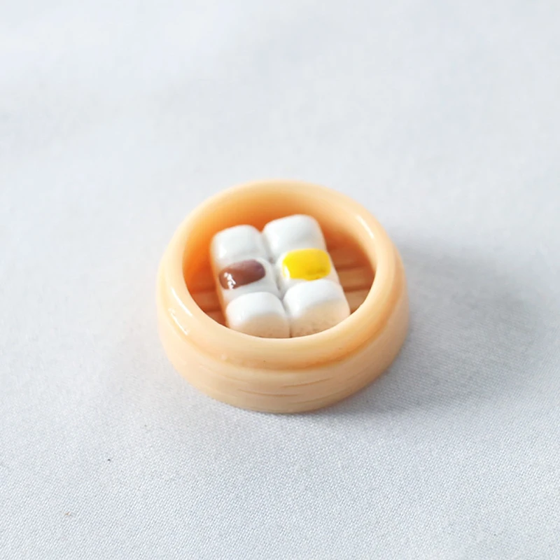5pcs 1:12 Scale Miniature Dollhouse Chinese Dim Sum Food for Decor Toys[S15][S15]