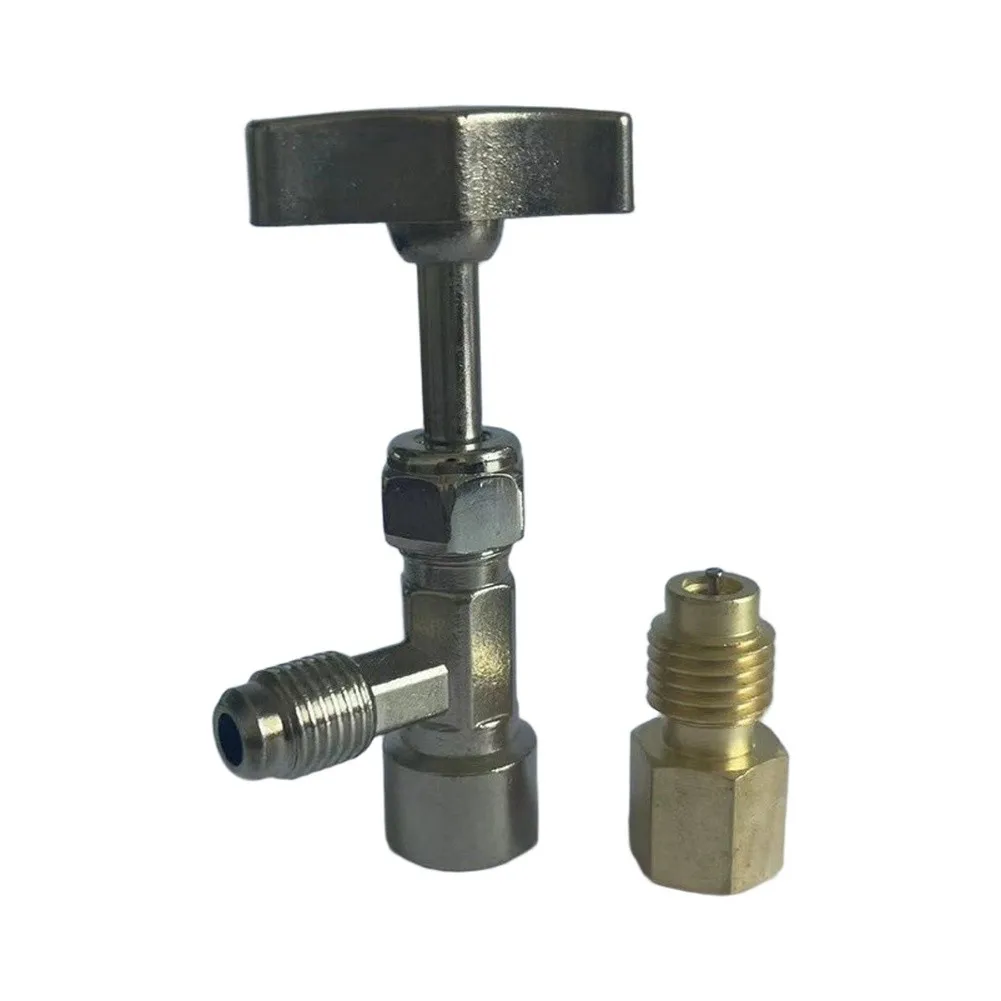 A/C Can Opener Tool With  R134a-R22 Adapter For Most R134a In Cars, Trucks, And SUVs For R22 Refrigeration Equipment