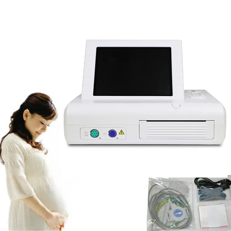 CMS800G Fetal Doppler Ultrasound Monitor 24 Hours Recorder Prenatal Heart Rate Monitor Movement FHR TOCO FMOV