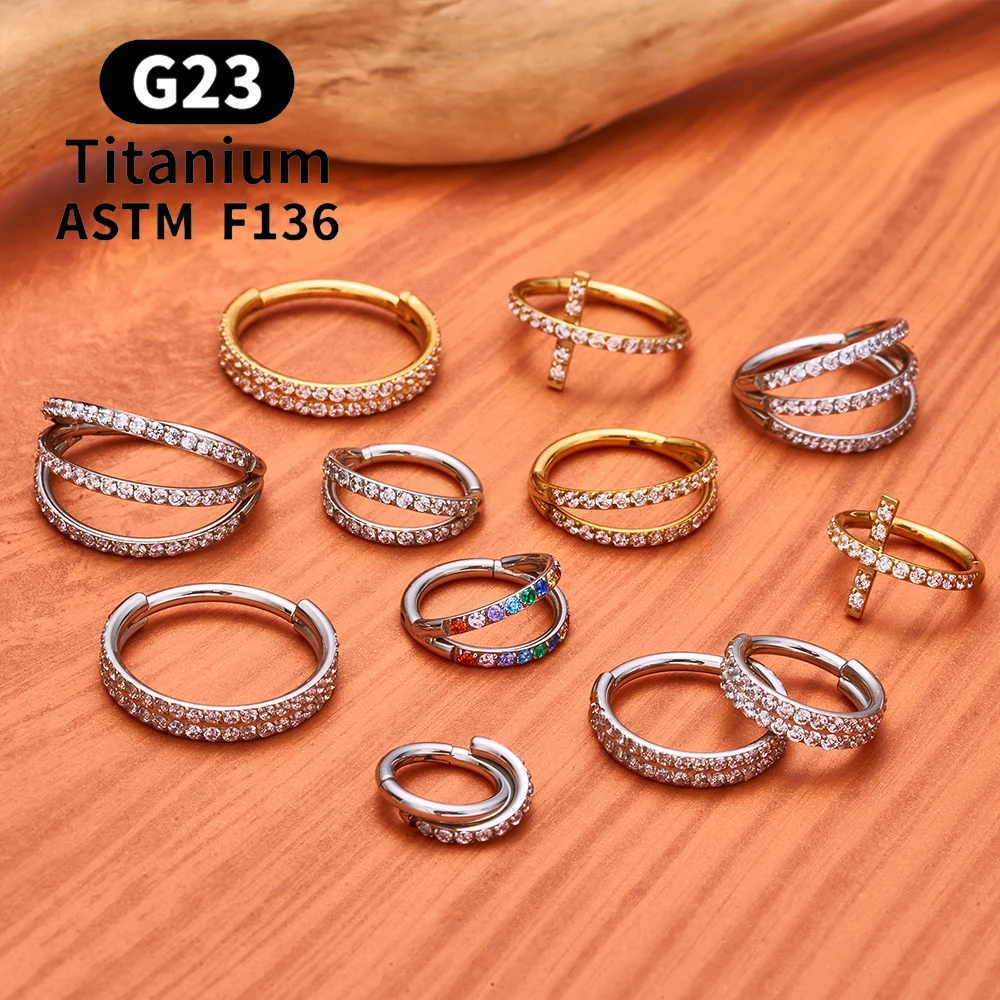 Anneau de piercing articulé en - Zoor Body Jewelry avis et prix
