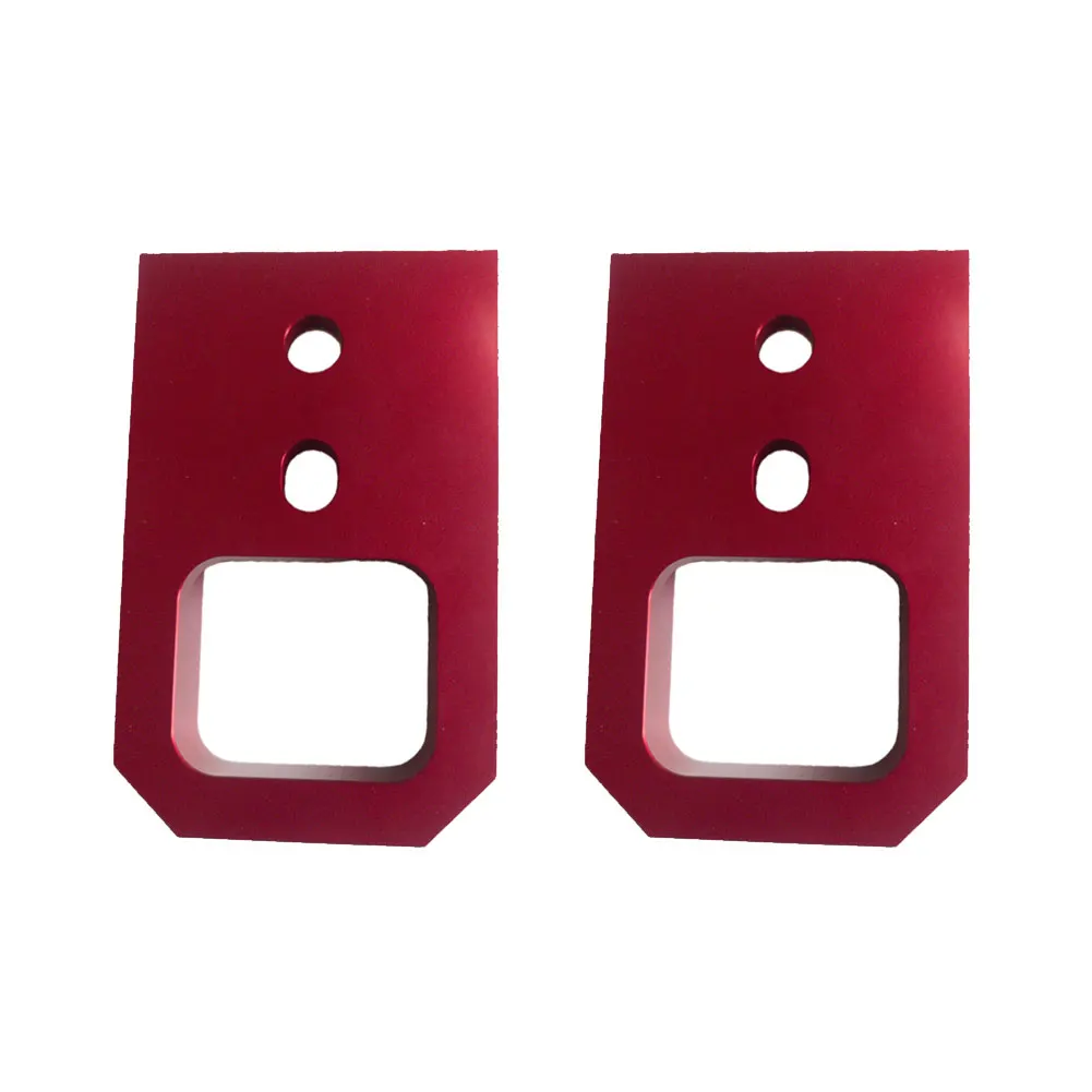 Stainless Steel Hooks Trailer Hitch Tow Hooks Towing Tasks Bright Red Appearance Easy Installation High Fitment Compatibility