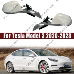 1495587-00-C dla Tesla Model 3 2020-2023 automatyczny montaż boczne lusterko wsteczne elektryczny regulacja składanego ogrzewania elektrycznego