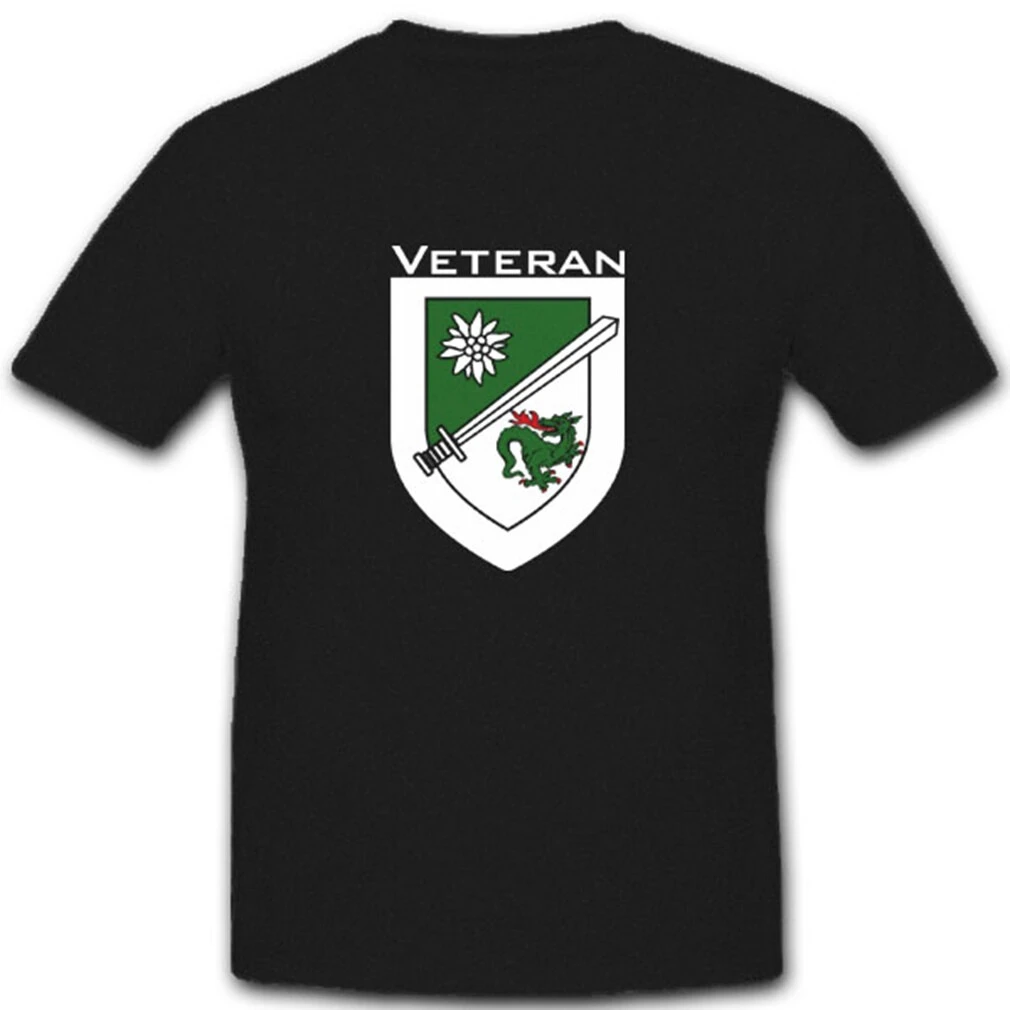 Veteran Soldier pzgrenbtl 222 Panzer Grenadier Battalion pattern - 100% cotton short sleeve O-neck printed Men's T-shirt.