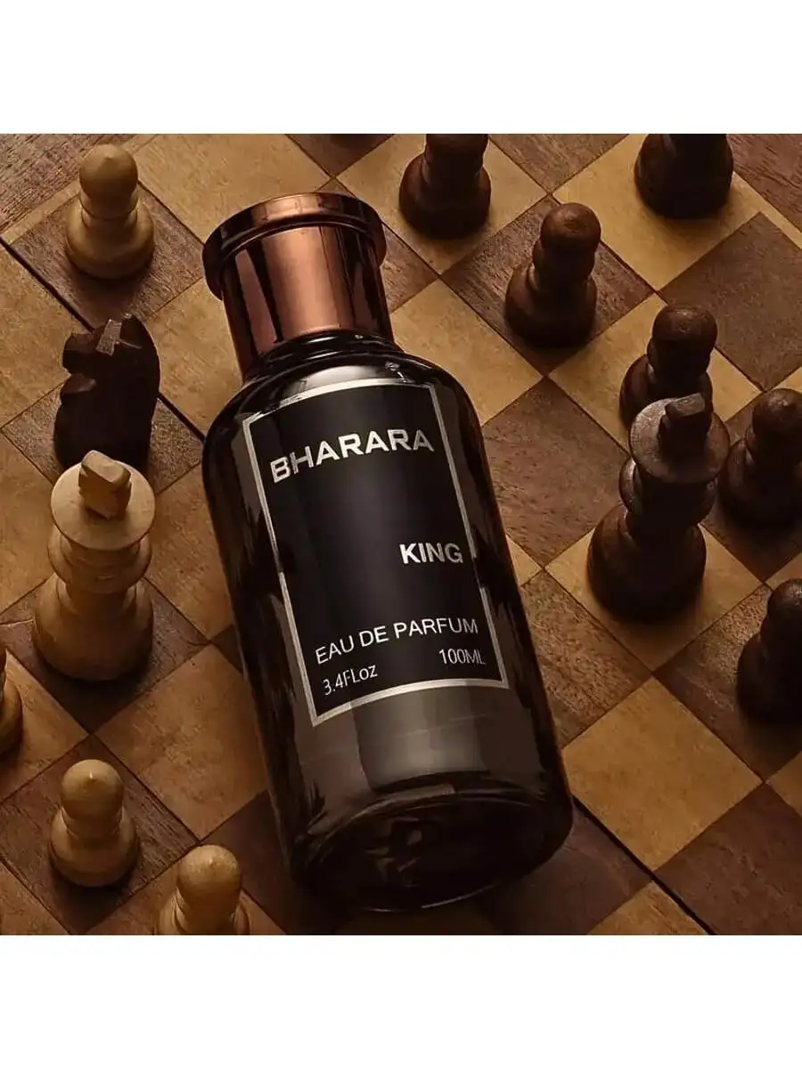 King for Men Eau De Parfum Spray, 3.4 Fl Oz/ 100 ml