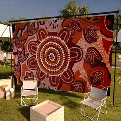 Australian Aboriginal Art Creative Pattern Hanging Flag Polyester Printed Banner Hand Pulled Flag