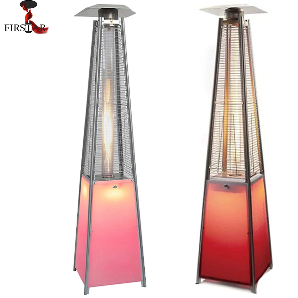 

LED Pyramid Outdoor Gas Patio Flame Heater