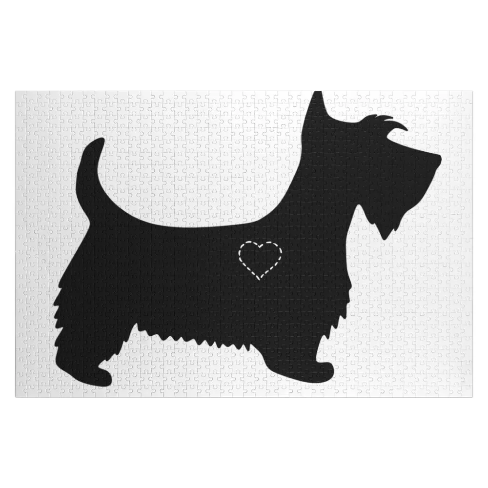 

scottie dog black Jigsaw Puzzle Scale Motors Wooden Decor Paintings Customized Picture Personalized Baby Toy Puzzle