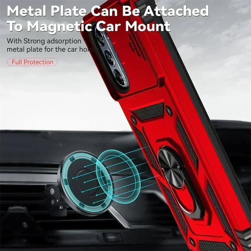 For Motorola G22 Case Slide Camera Protection Shockproof Armor Phone Cases For Moto G32 G52 G62 G82 G 22 32 52 62 82 Back Cover