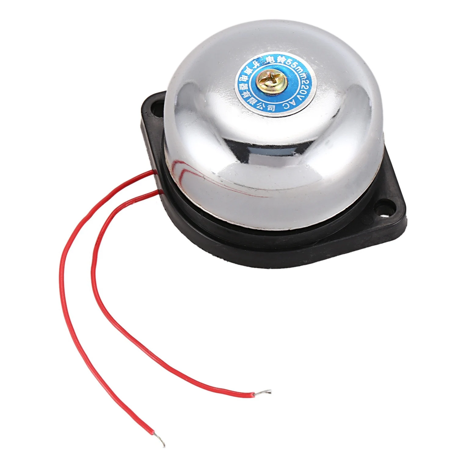 เส้นผ่านศูนย์กลาง 55 มม. สัญญาณเตือนไฟไหม้ไฟฟ้า Gong Bell AC 220V