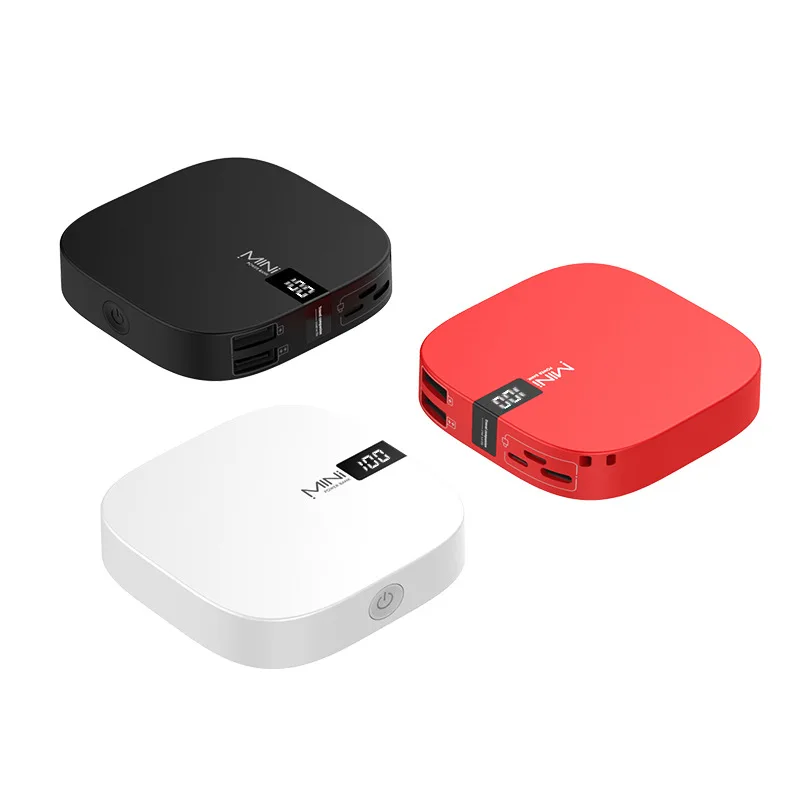 Mini Power Bank 10000mAh Portable Fast Charging Powerbank 10000 mAh USB Poverbank External Battery Charger For Xiaomi Mi iPhone