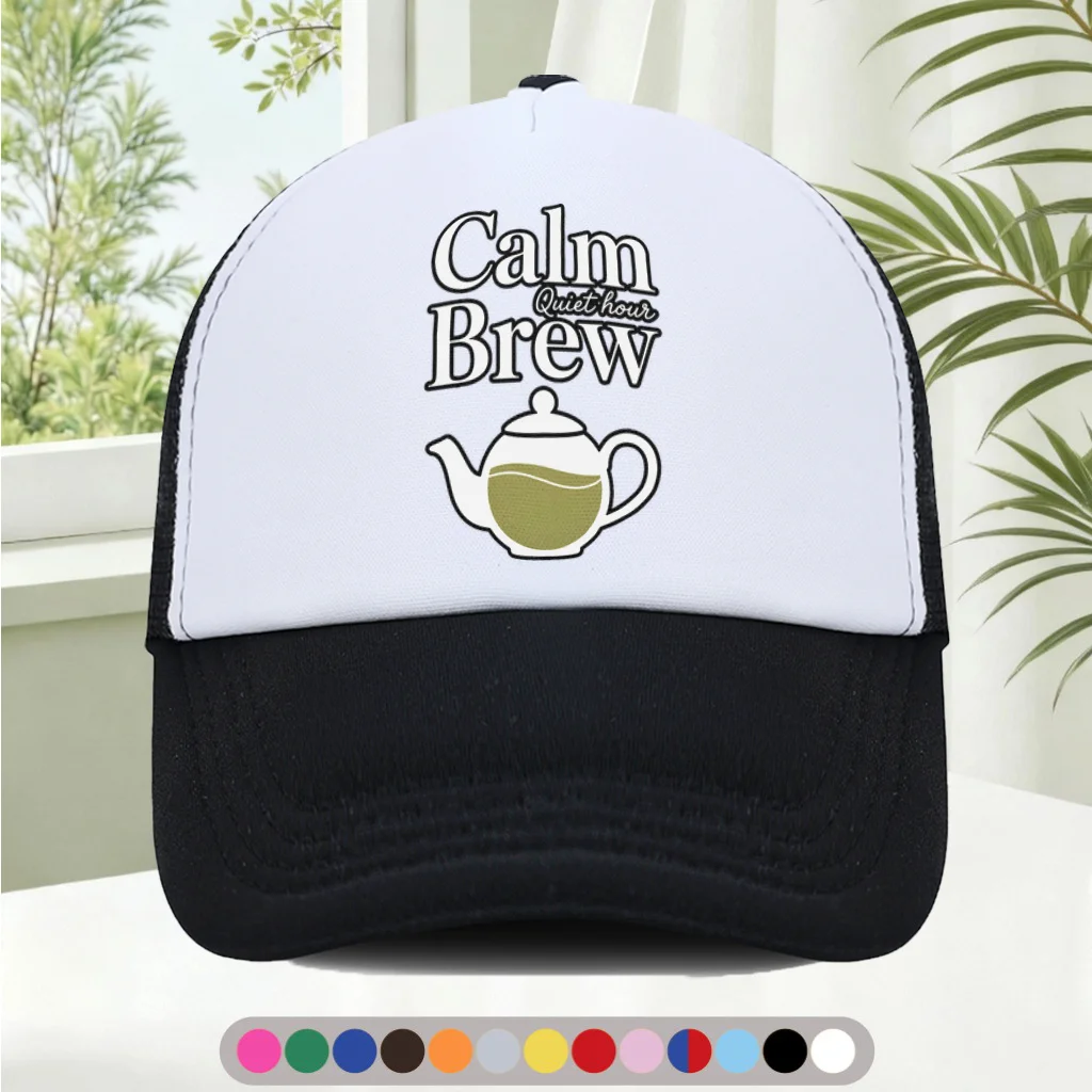 Unisex Trucker Hat with Bend Brim  Lightweight Breathable Mesh Cap Suitable for Outdoor Sports,  Wear, Machine Washable  Dig