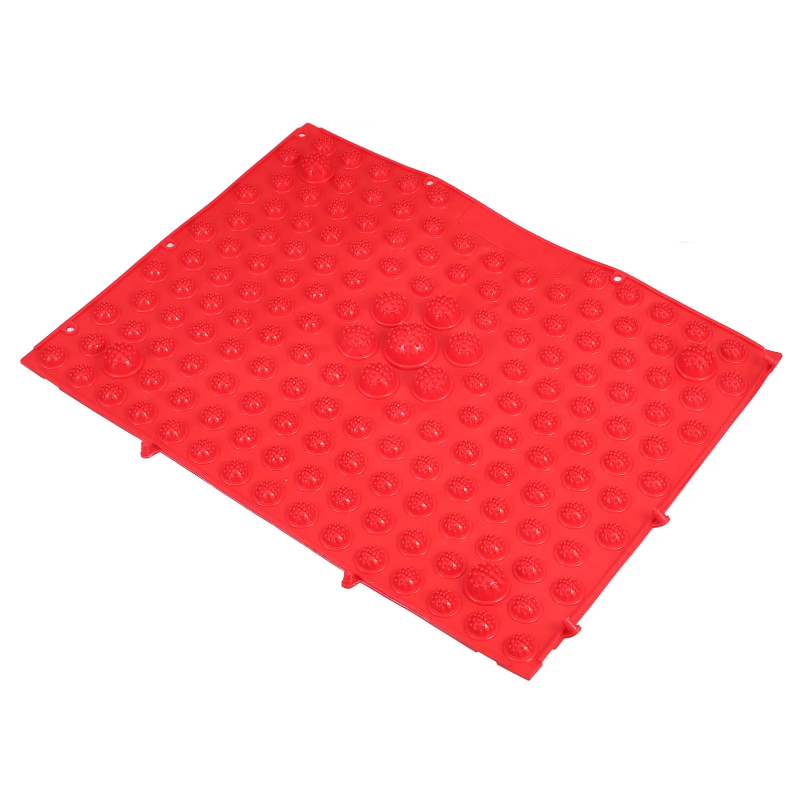 Reflexology Foot Massage Pad Blood Circulation Acupressure Mat Feet Massaging Plate (Red) foot massage mat