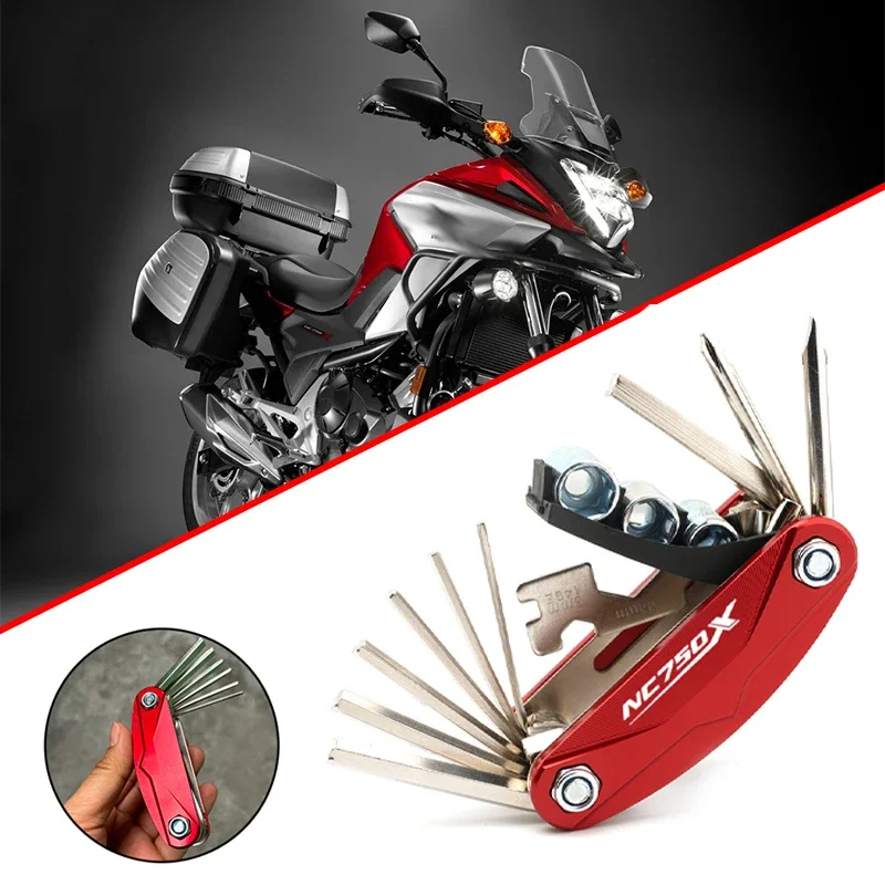 

New Multi Tool Screwdriver Motorcycle Bicycle Repair Tools Accessories NC750X For HONDA NC 750X NC750 X DCT 2013-2021 2022 2023