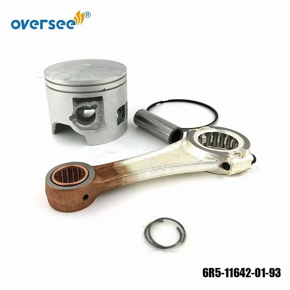 6R5-11642 Piston & Con-Rod 6R5-11650 Kit STD Port Side For Yamaha V6 115-225HP 23 Outboard Engine