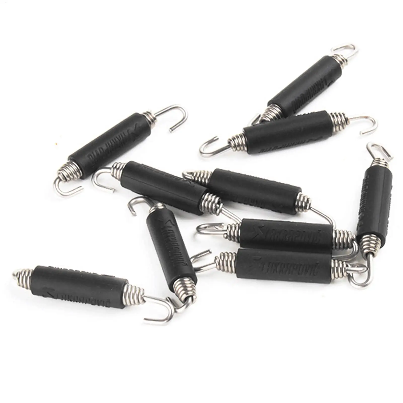 2pcs 85mm Stainless Steel Motorcycle Muffler Exhaust Spring Muffler Modified Exhaust Escape Link Pipe Silencer For Moto Scooter
