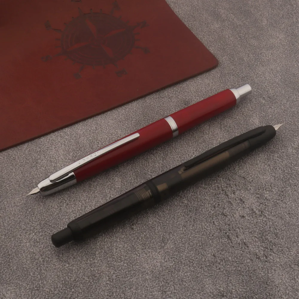 

1 шт. JinHao 20, пластиковая перьевая ручка, прозрачный матовый черный наконечник F/EF, канцелярские принадлежности, офисные школьные принадлежности, подарочная ручка-клиск
