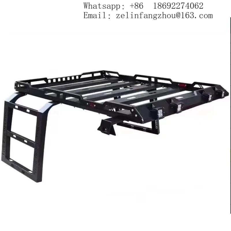 

Customized Universal Offroad SUV Steel Iron Aluminum For Jeep Wrangler JL Jk Basket Top Luggage Carrier Car Roof Racks New