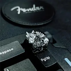 Dragon Keel Loong Artisan Resin Keycaps ESC R4 SA Profile Custom Mx Switch Key Caps For Mechanical Backlit Keyboard GK64 61 RK87