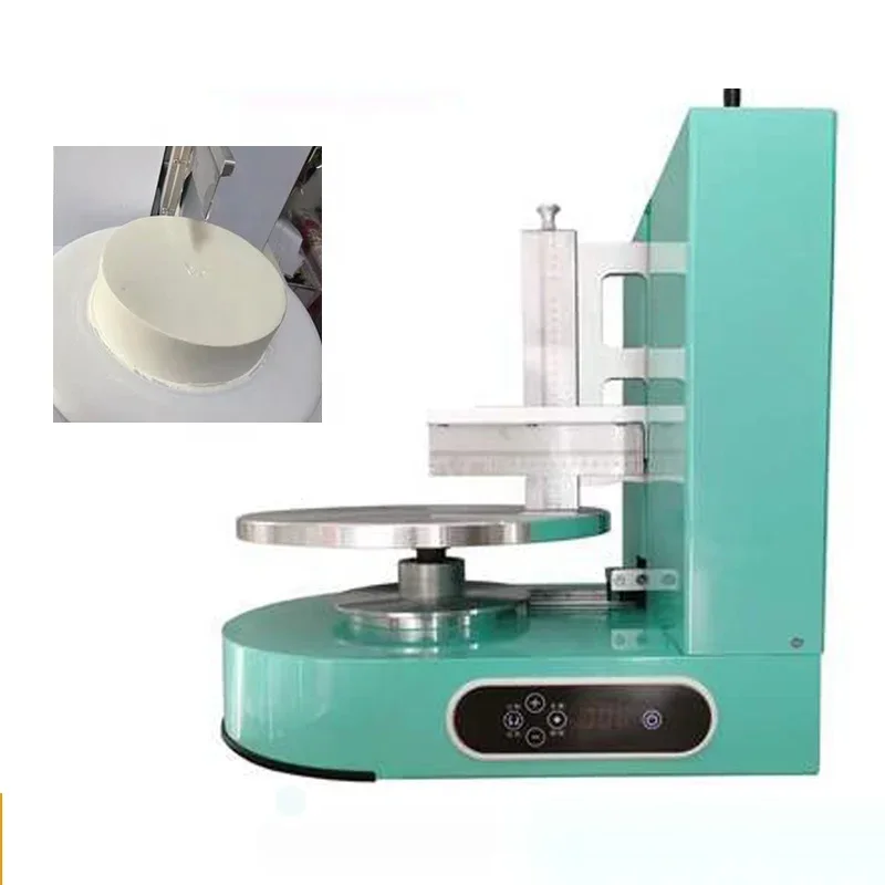 

2025Desktop Cake Cream Icing Spreading Coating Machine/Birthday cake Smoothing Decorating Spreader Machine