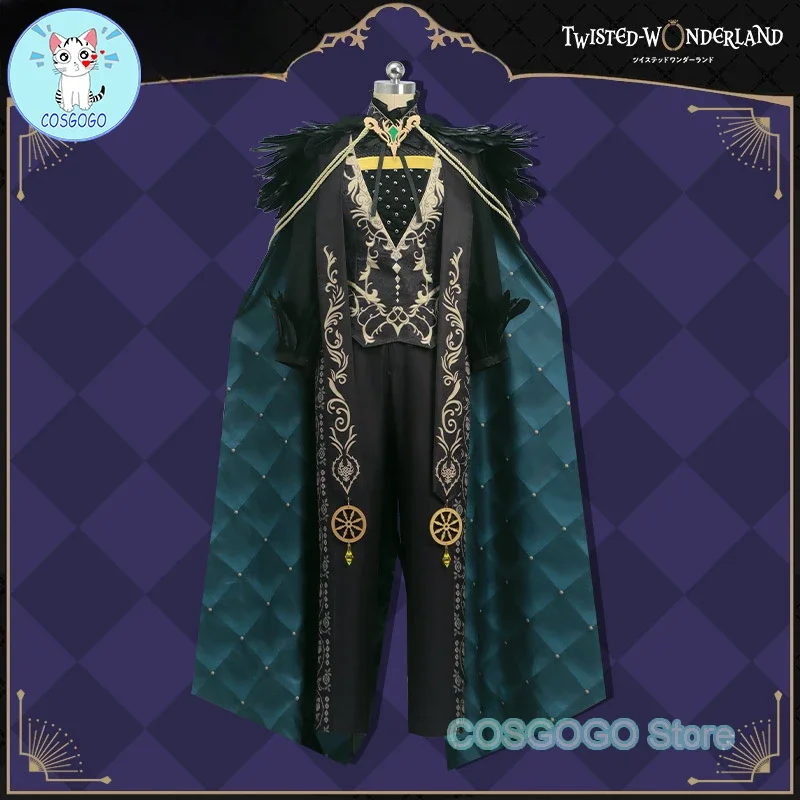 [Customized] Twisted Wonderland Malleus Cosplay Costume Halloween Masquerade Event Suit Anime Clothing Halloween Uniform