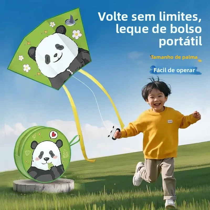 2026-new-portable-children's-pocket-kite-outdoor-toys-easy-to-fly-cartoon-parent-child-toys-for-boys-and-girls-without-bones