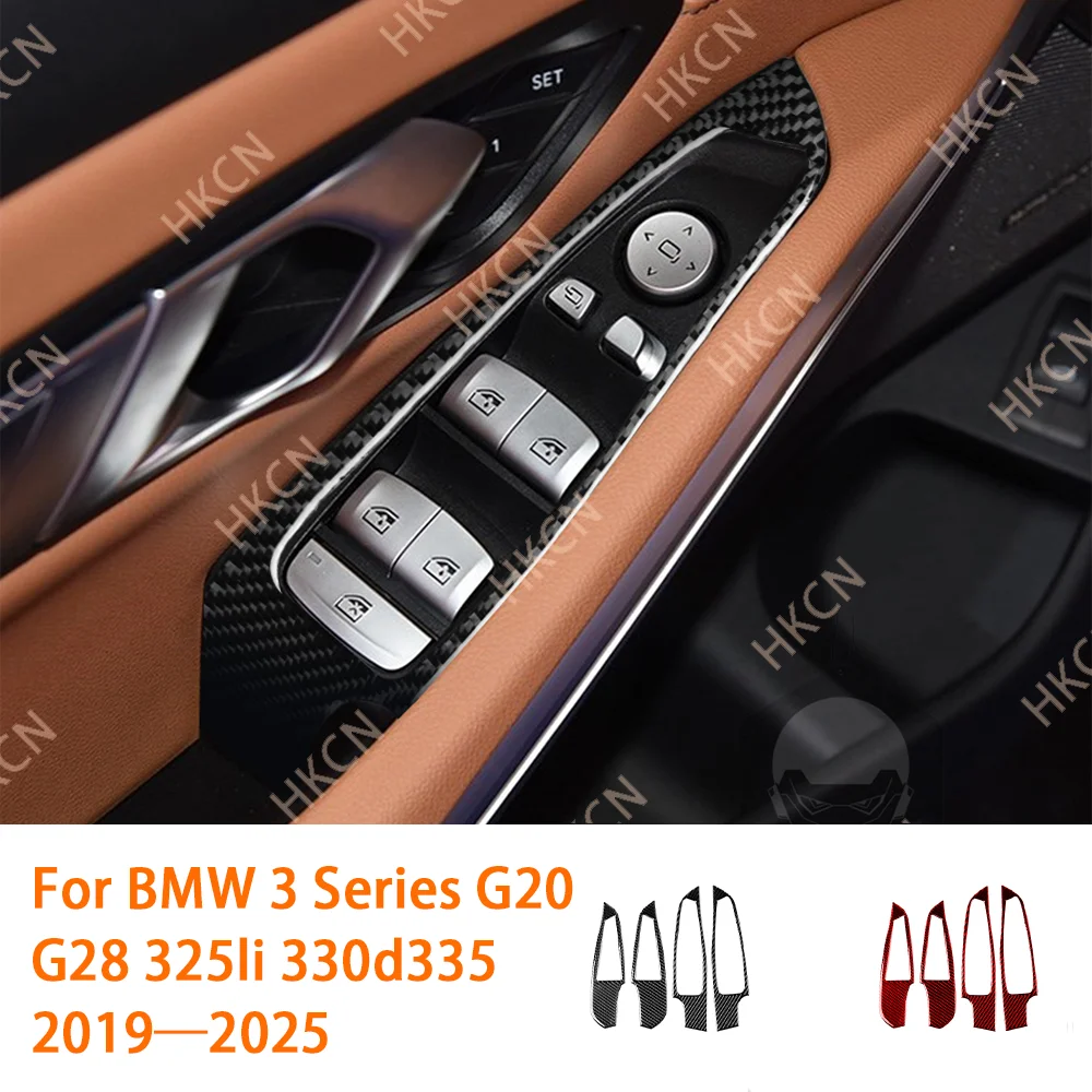 

Для BMW 3 серии G20 G28 325li 330d 335 2019-2021 Панель подъема окна Тюнинг Мягкое пианино Черная наклейка Аксессуары для салона автомобиля