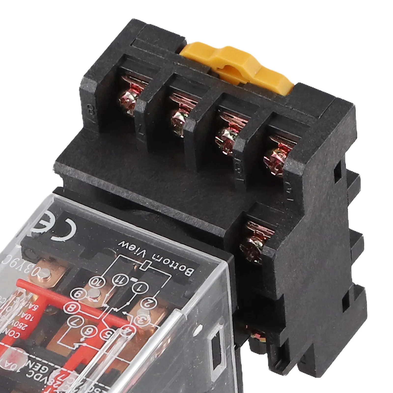 

For Communication 10A 250V AC Relay 11 Pin Relay For Electronic Projects High-quality Materials Silver Alloy Contact