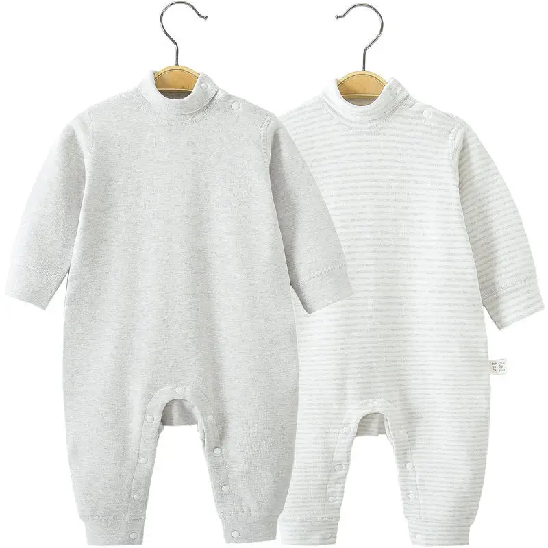 

Baby Jumpsuit for Autumn and Winter Cotton Thick Coat Men's and Women's Baby Pajamas Hoodies Crawling Clothes Warm Underwear