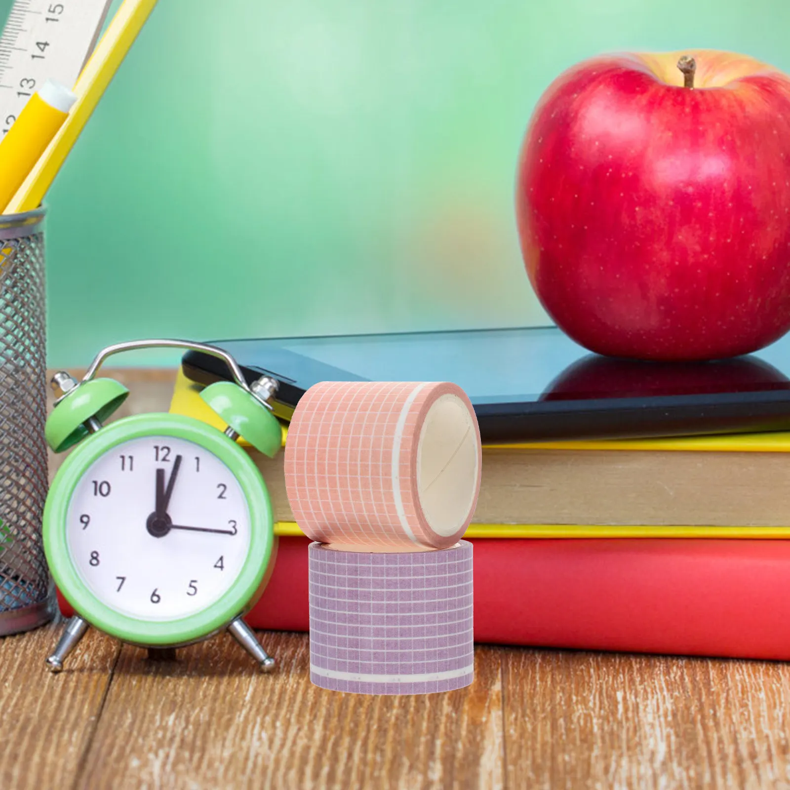 

Набор из 4 декоративных клейких лент (сетка и васи-бумага) для творчества, скрапбукинга, планирования, дневников, художественных и ремесленных проектов, наклейки-ленты