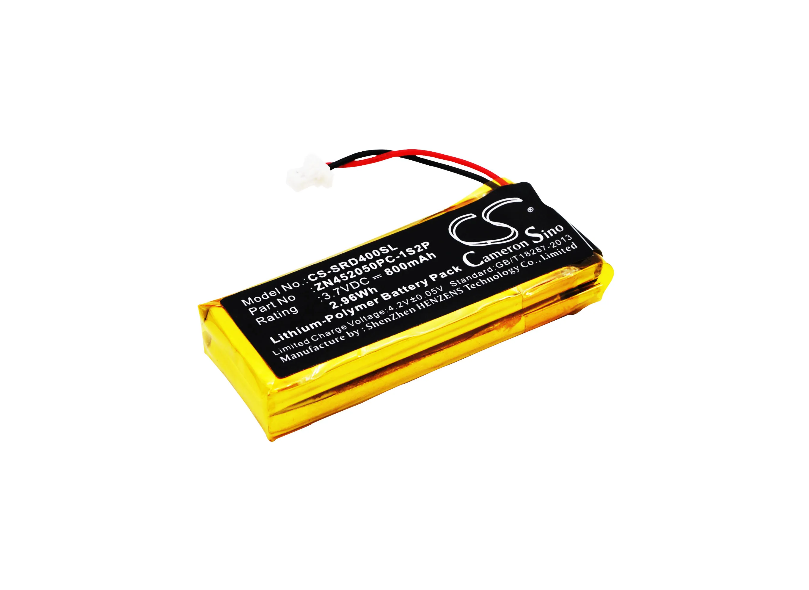 

800mAh Battery BAT00002,BAT00004, WW452050-2P, ZN452050PC-1S2P for Cardo Scala Rider G4, G9, G9x, For Schuberth C3