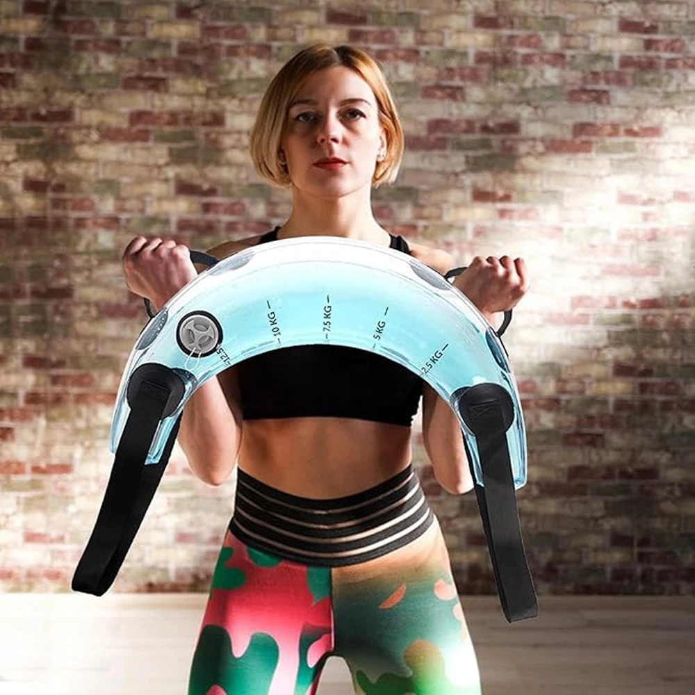 

1PCS Adjustable Aqua Bag 15kg, Transparent Water-Filled Weights - Portable Foldable Fitness Equipment for Beach & Home Workout