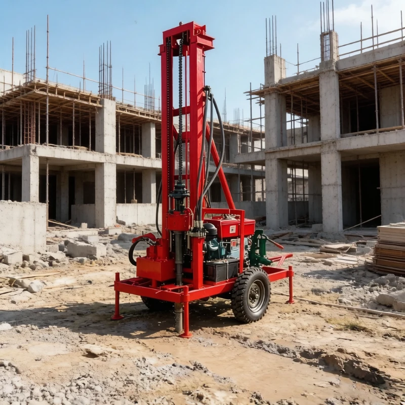Hot Selling Portable Water Well Drilling Rig Hydraulic Borehole Drilling Machine 100m 150m 200m Water Well Drilling Rig