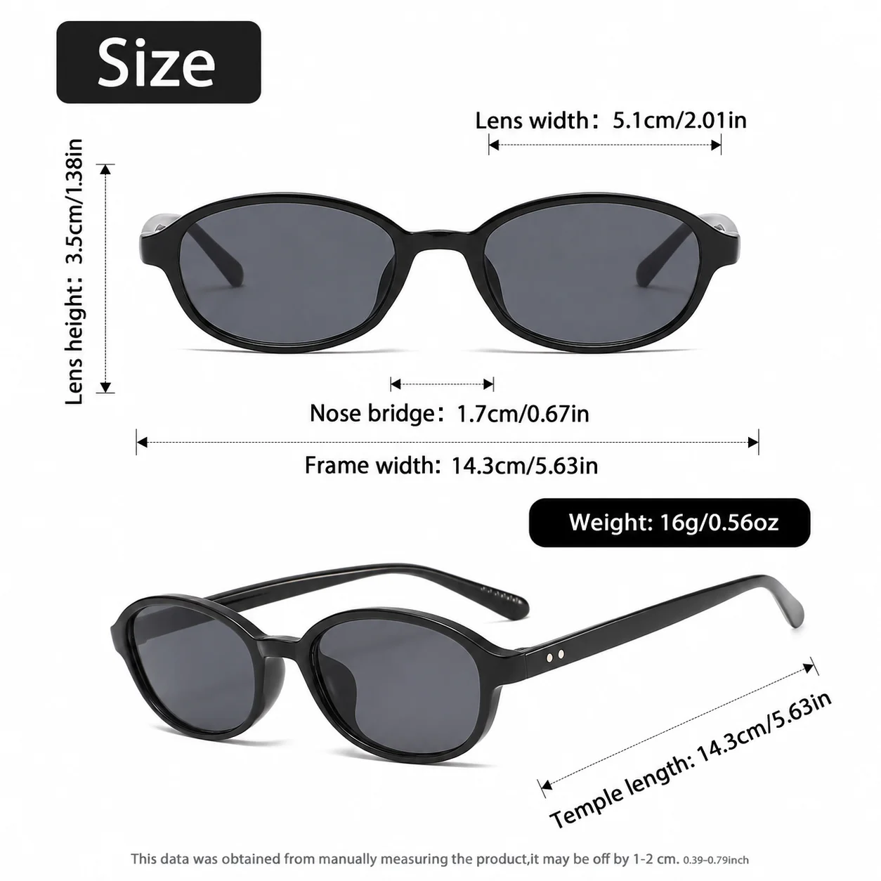 Oval Small Frame Sunglasses Lightweight Women's Oval Sunglasses 3 Pack Sunglasses Plastic Framed For Women Stage Performance