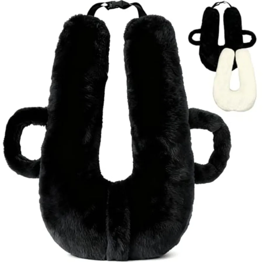 

Car Pillow for Travel Pillow for Car Sleeping Head and Neck Support Cushion with Removable Inner Insert Washable Cover