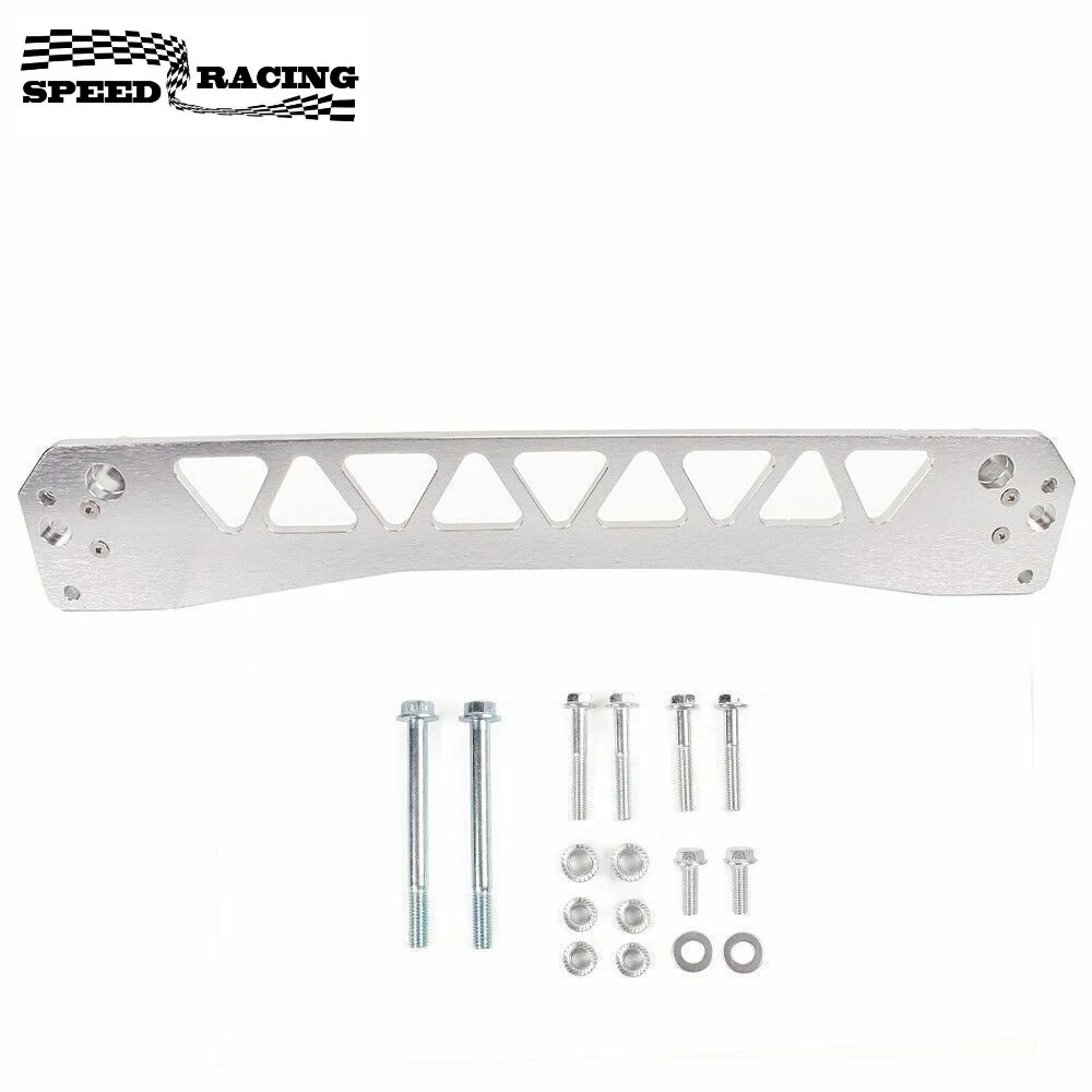 

Billet Rear Lower Subframe Brace Tie Bar for 1996-2000 Honda Civic EK Si DX Silver