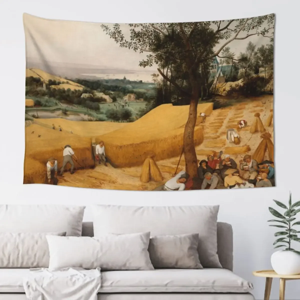 

The Harvesters - Pieter Bruegel the Elder Tapestry Luxury Living Room Decoration House Decor Room Decorator Tapestry