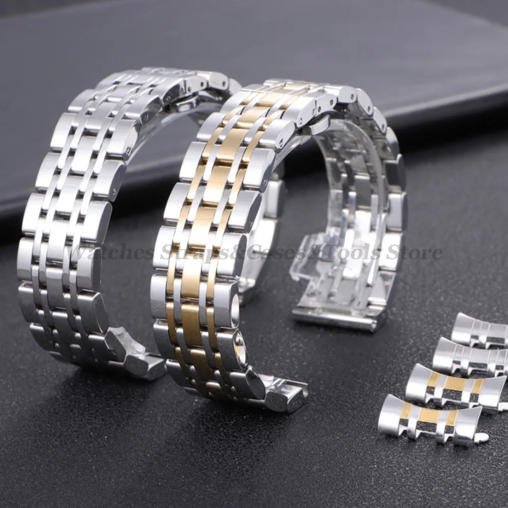 12/14/16/18/19/20mm/21mm/22mm/24mm Stainless Steel Wacth Strap for Armani for Tissot for Citizen Strap Men Women Sport Watchband view 6