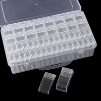1pc 32/40/42/48/56/64 Slots Plastic Storage Box for DIY Jewelry Accessories Diamond Painting Beads Charms Storage Organizer Box