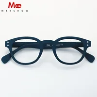 Meeshow nuevas gafas de lectura Jasper Mocha estilo Retro europeo calidad hombres mujeres gafas con Flex Lesebrillen 1513
