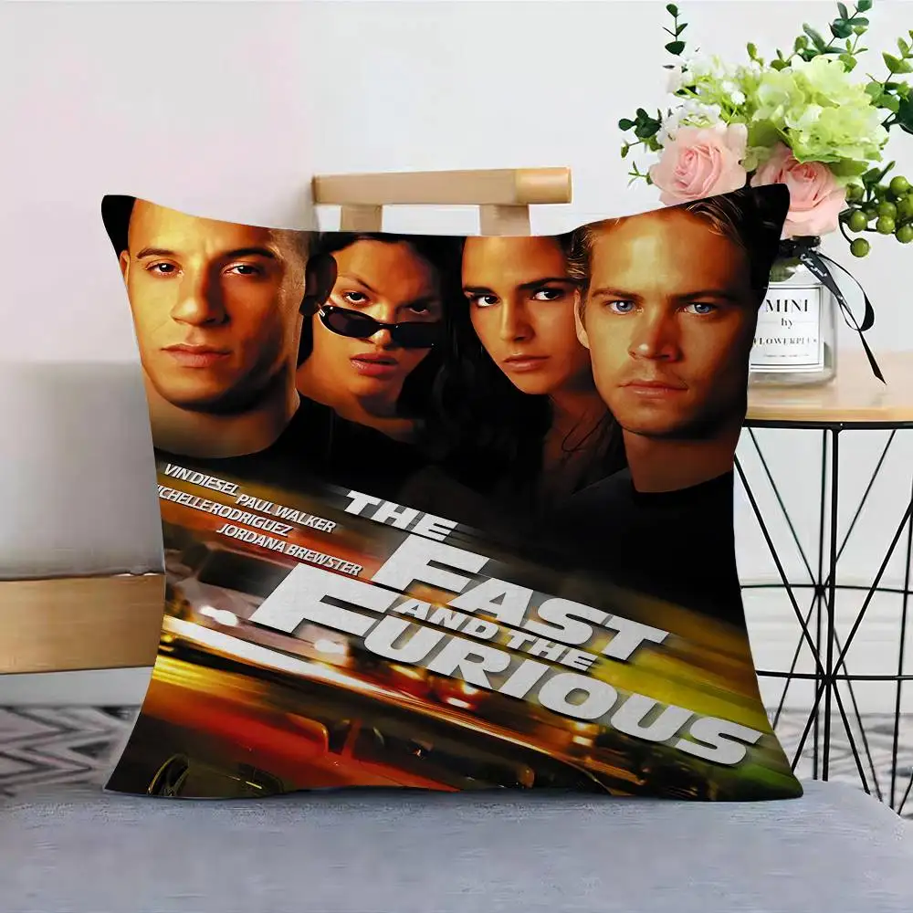 Fast And F-Furious MOVIE Cushion Cover Decorative Pillow Sofa Home Decor Case Pillow Cases