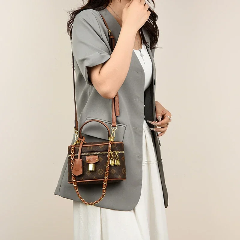 

Popular Leather Crossbody Bag For Ladies, Women Messenger Shoulder Handbags, Classic Elegant Design Luxury Brand