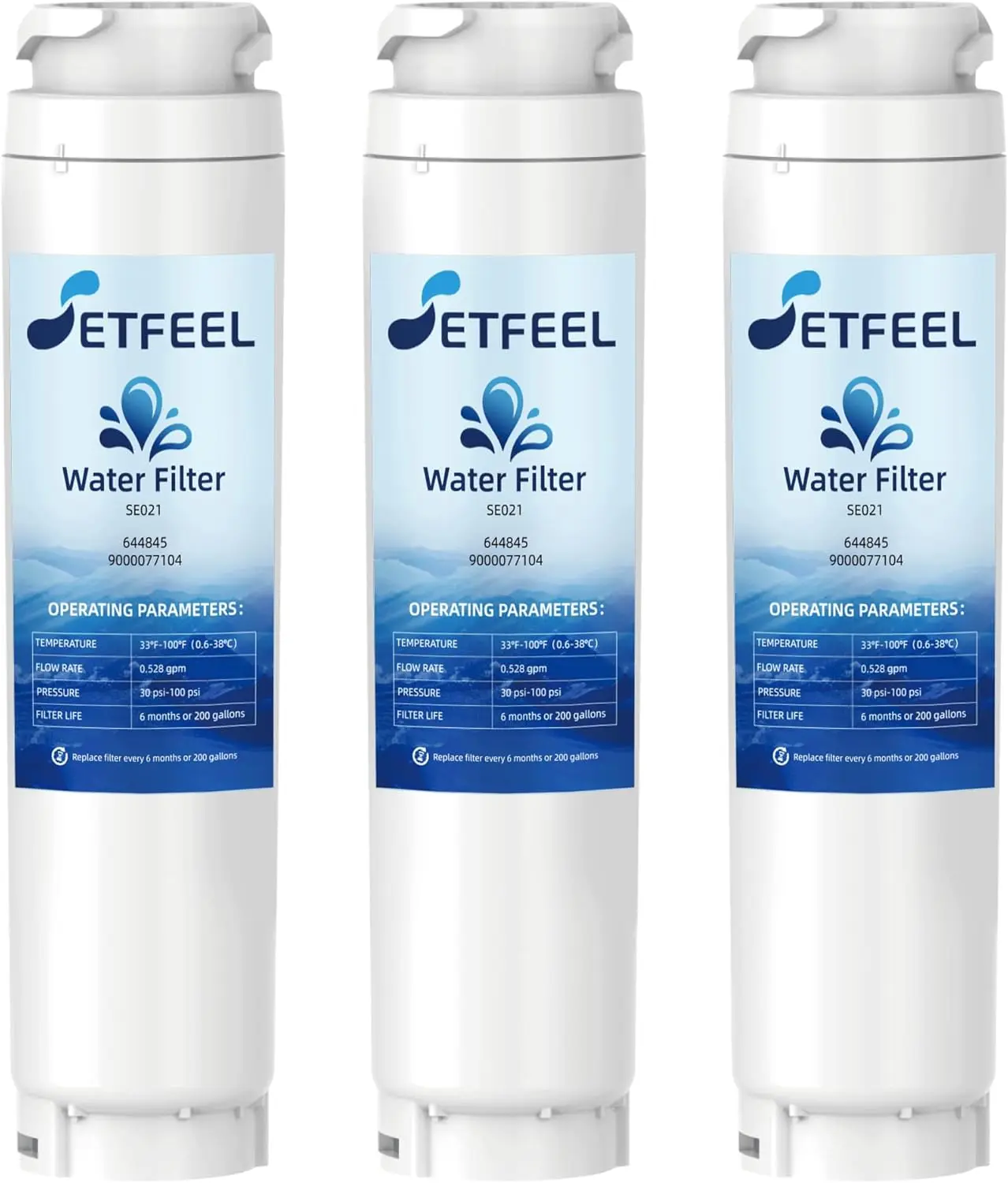 

Комплект из 3 сменных картриджей для фильтра воды Bosch Thermador Ultra-Clarity, 644845 REPLFLTR10 BORPLFTR10