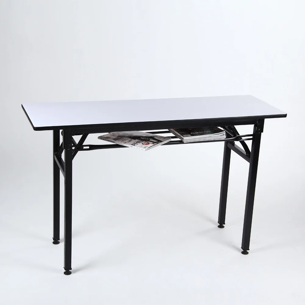 

Simple folding rectangular PVC waterproof meeting strip training long dining activity table learning