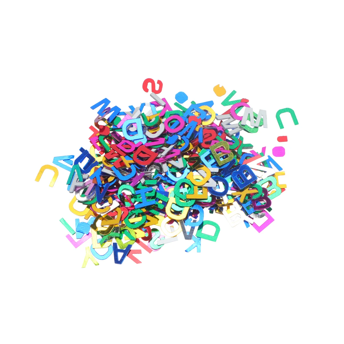 

10500 Pcs Pulley Bride Wedding Ceremony Decorations Metallic Party Alphabets