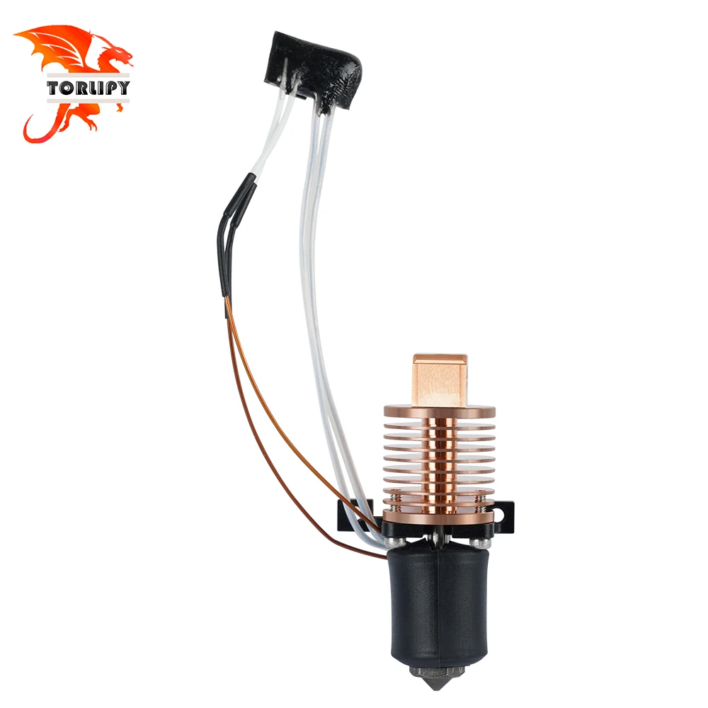 For bambu lab P1P P1S Upgraded hotend quick replacement Nozzle Circular copper material radiator Bambu lab P1 hotend