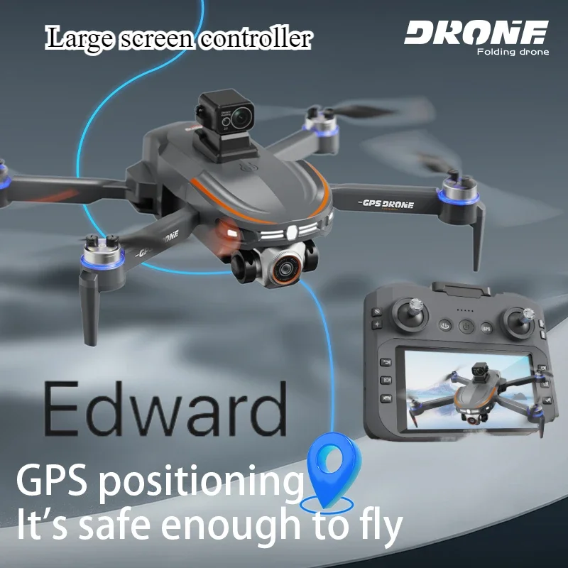 

S28max GPS screen control with 4.5-inch 2.4G optical flow, obstacle avoidance on all sides, brushless motor for aerial photograp