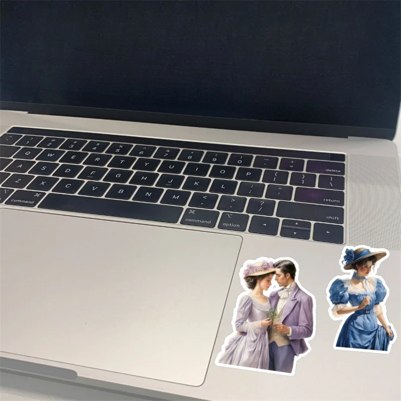 Stickers Hand-painted Vintage Victorian Palace Dress Ladies  Gentlemen Stickers DIY Scrapbook Diary Decoration Vintage  journal