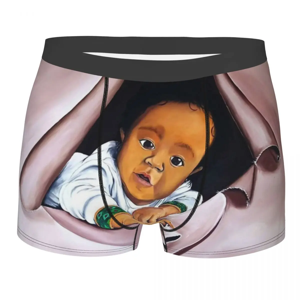 

Эфиопская живопись, шорты-боксеры, свадебный подарок для парня, мужское нижнее белье с 3D принтом, трусы, эластичные трусы