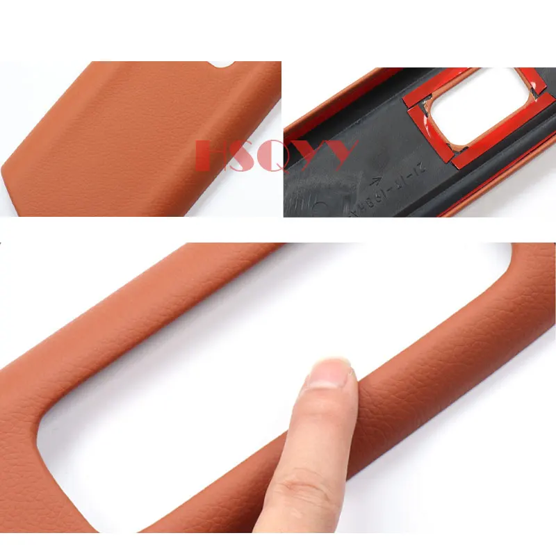 

For Mercedes Benz C GLC Class W206 X254 Car Accessories Door Window Glass Lift Button Cover Trim Frame Leather Sticker