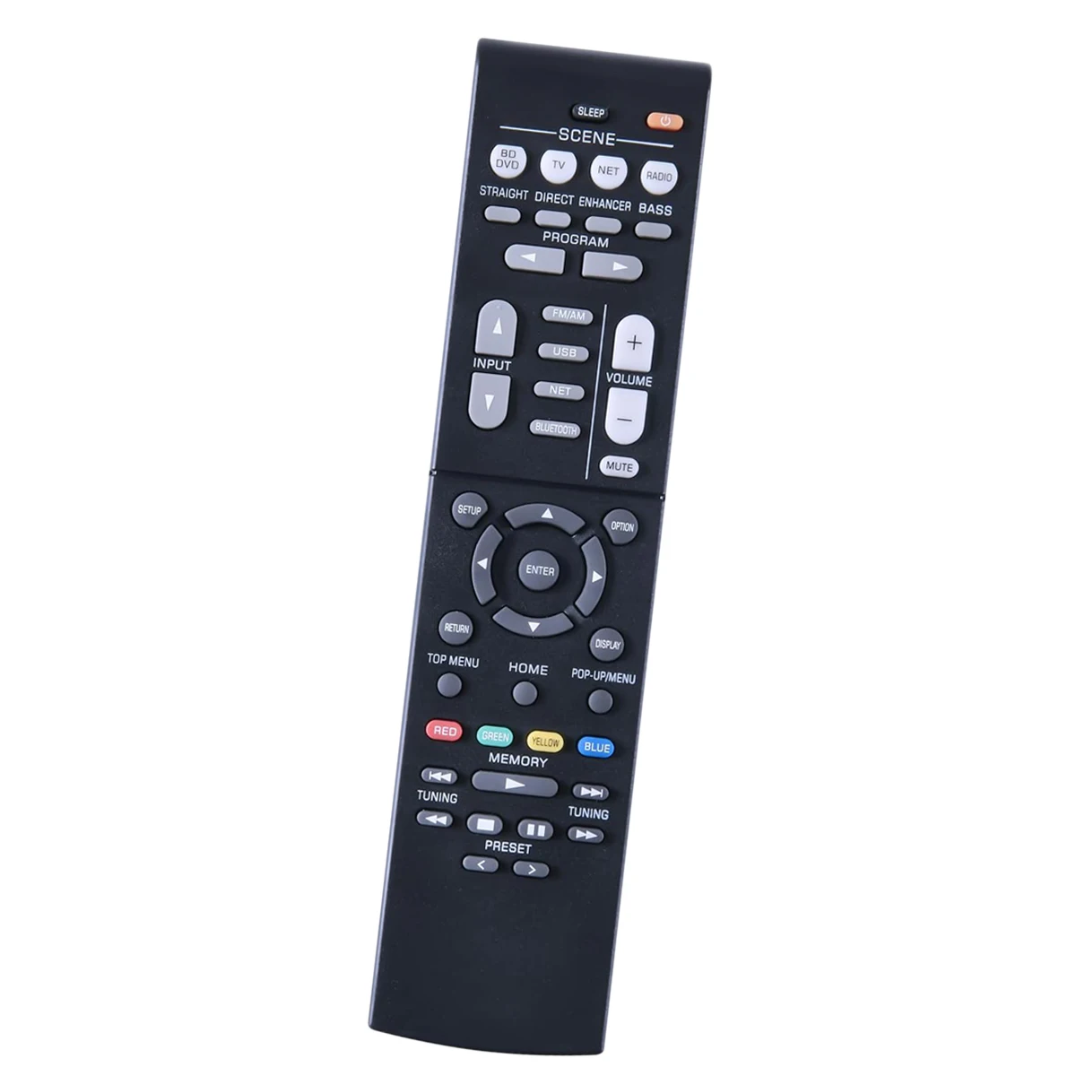 Replacement Remote Control For Yamaha RX-V379 RX-V381 RX-V383 RX-V385 HTR-3068 RX-V585 HTR-2067 RX-V479 RX-V479BL AV Receiver